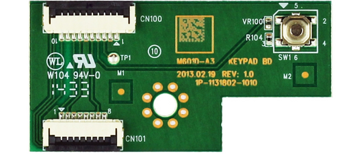 Vizio Keypad Controller 1P-1131802-1010 / Y8386011A