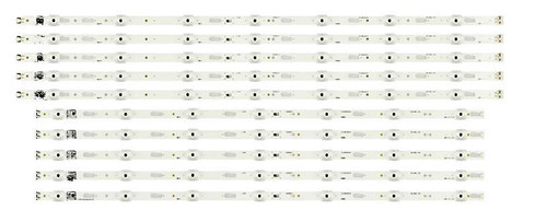 BN96-52063A & BN96-52065A Samsung LED Backlight Strips Complete Set of 10