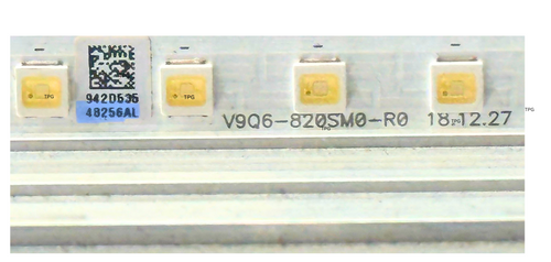 Samsung QN82Q6DRAFXZA, QN82Q60RAFXZA LED light strips in metal casing BN96-48256A
