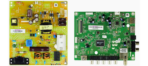 Repair Kit Vizio E390-B0 Main Board 3639-0122-0150 / Power Supply 0500-0605-0410