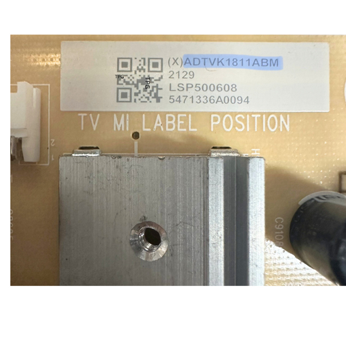 ADTVK1811ABM Power Supply Board for M50Q7-J01 Serial: LTYHG7KX
