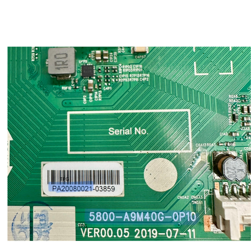 Polaroid 55T7U TV Parts Repair kit PA20080021, P20081955, 44-9771582A, 5800-W76030-0P10