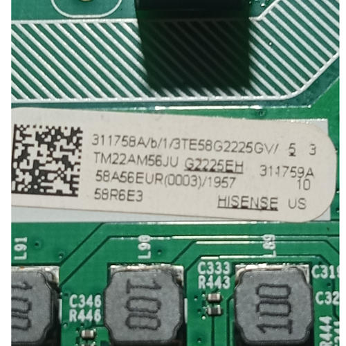 Hisense 58R6E3 Complete LED TV Repair Parts Kit. (311759A).