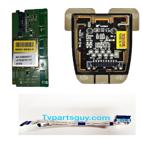 EAT64113202 LG Wi-Fi  WLAN Module,  EBR83592701 Power  Button ,  IR Sensor FFC Cable EAD65505202