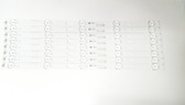 Hitachi LE43M4S9 LED Light Strips Set of 8 JL.D43051235-140CS-M