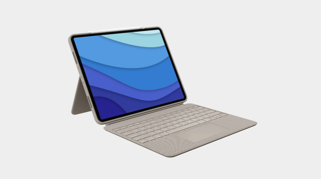 Logitech Combo Touch for iPad Pro 12.9-inch (5th & 6th gen) - Sand