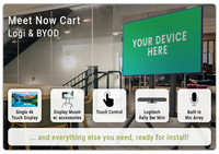 Logitech Meet Now Cart - Logi & BYOD