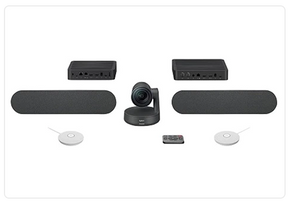 Logitech Rally Plus w/white mics Logitech Rally Plus w/white mics
