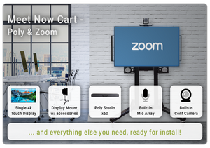 Meet Now Cart - Poly & Zoom