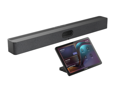 Yealink MeetingBar A50 with Two VCM36-W Wireless Tabletop Mics