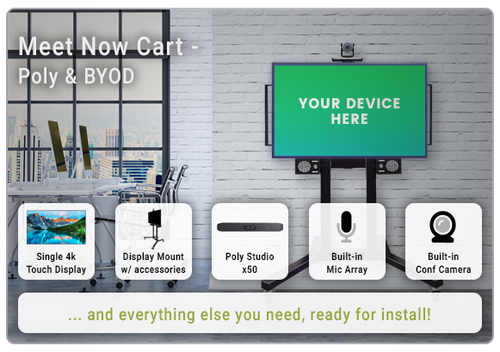 Poly Meet Now Cart - Poly & BYOD