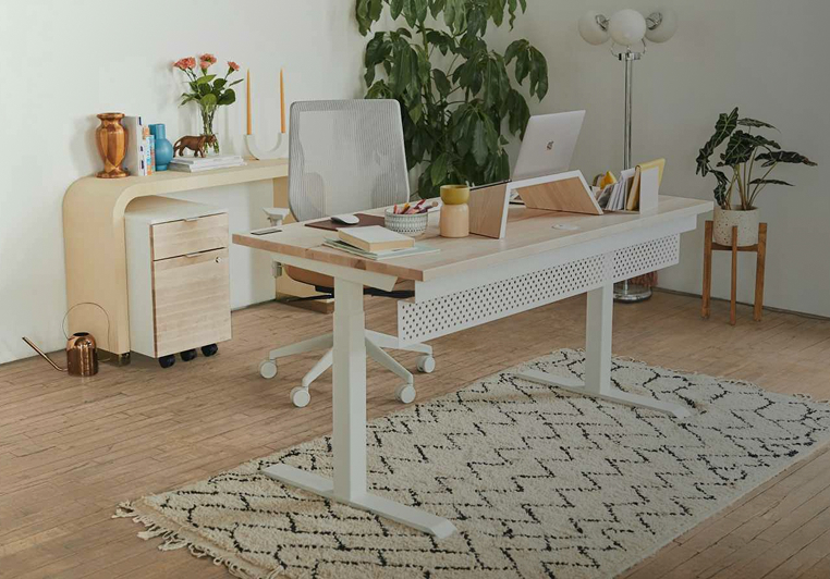 Office with installed AV setup