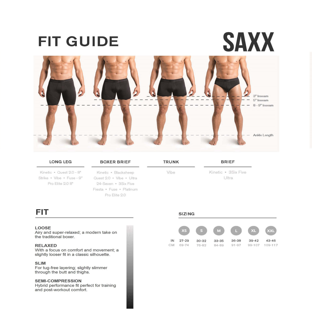 SAXX UNDERWEAR Quest 2.0 Long Leg Fly