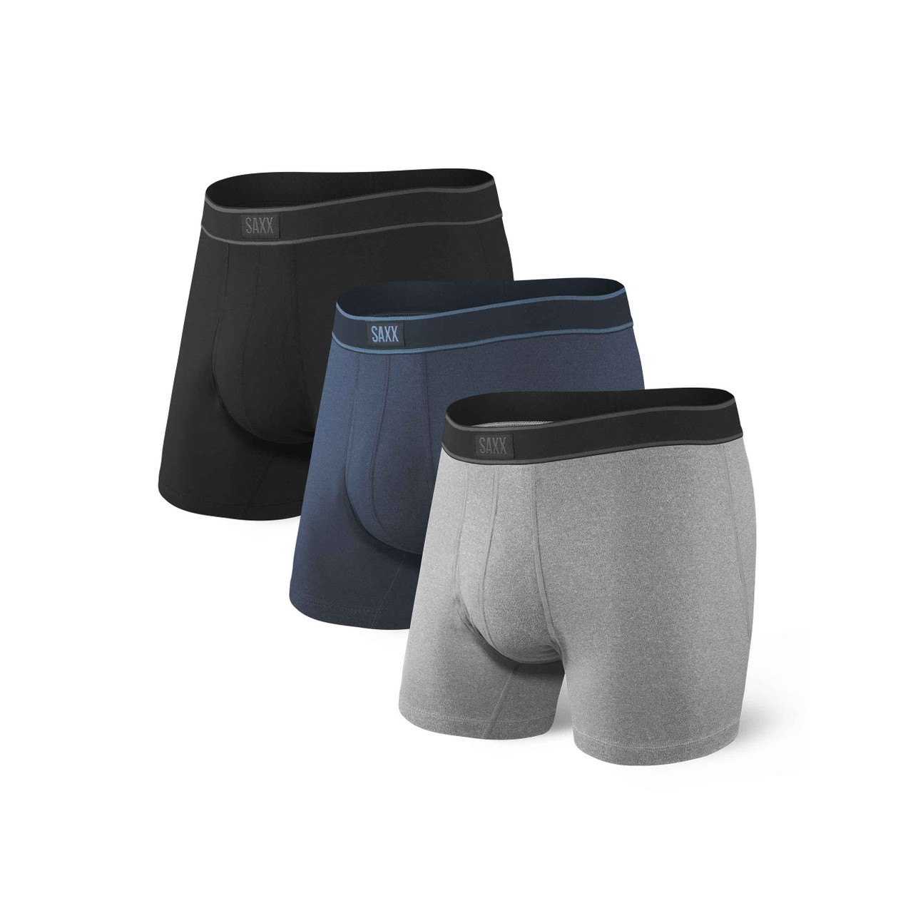 SAXX Daytripper Black & Navy 2 Pack Boxer Briefs