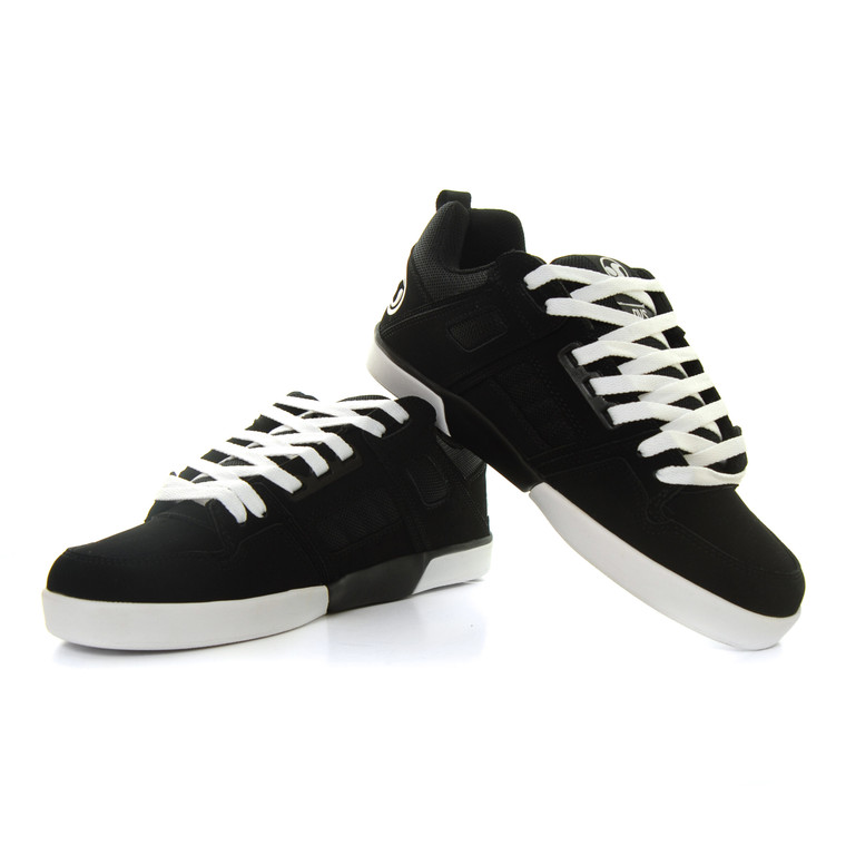 DVS Comanche 2.0+ Shoes Black White Nubuck