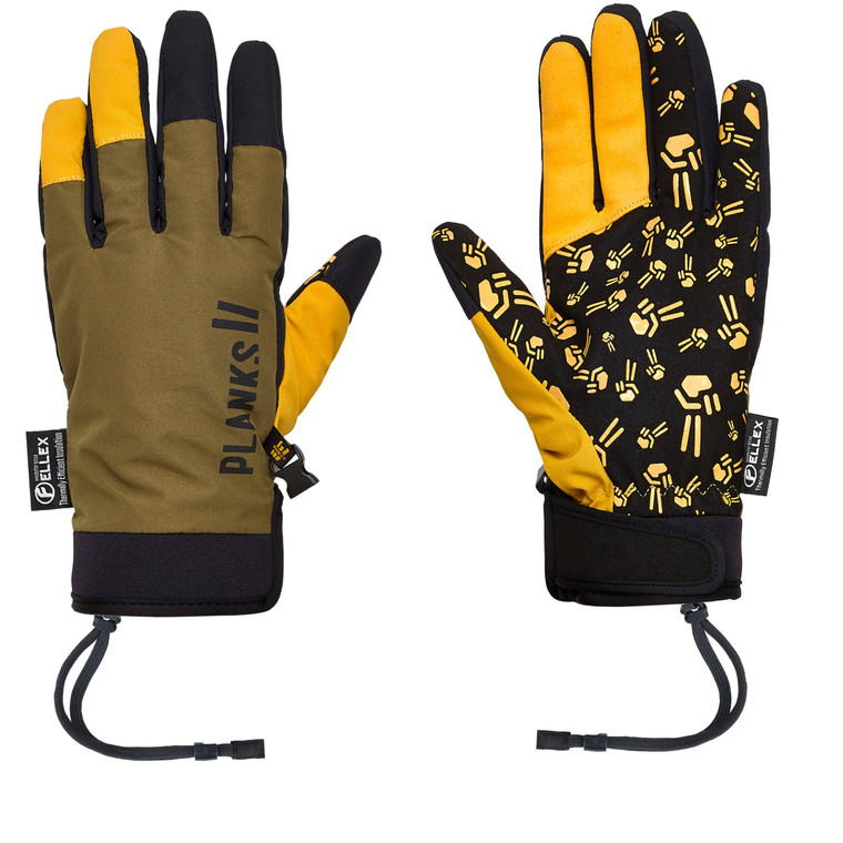 Planks High Times Pipe Ski Snow Glove Woodsy Army Green