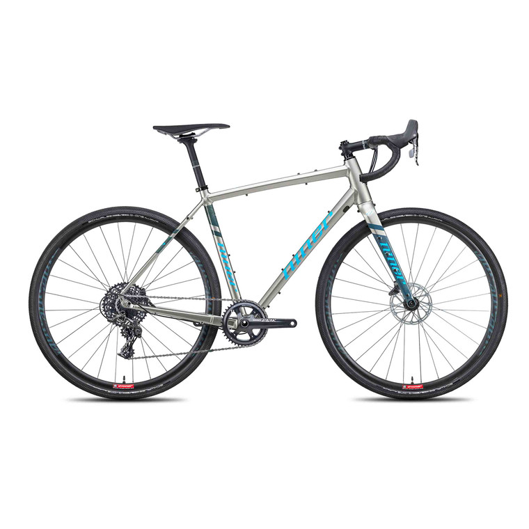 Niner  RLT  9 SRAM Gravel Bike Aluminium Apex 1 Forge Grey Sky Blue 2 Star 56cm