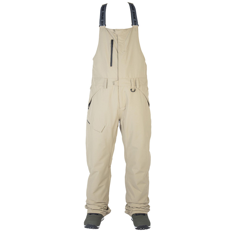 Bonfire Gold Mens Reflect Ski Snowboard Bib Pant Khaki