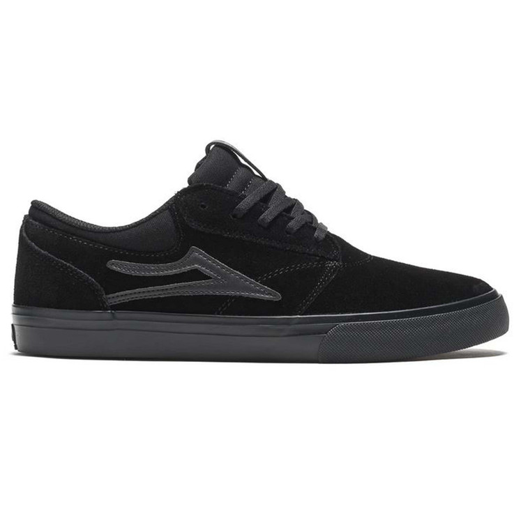 Lakai Griffin Skate Shoes Trainers Black Black Suede