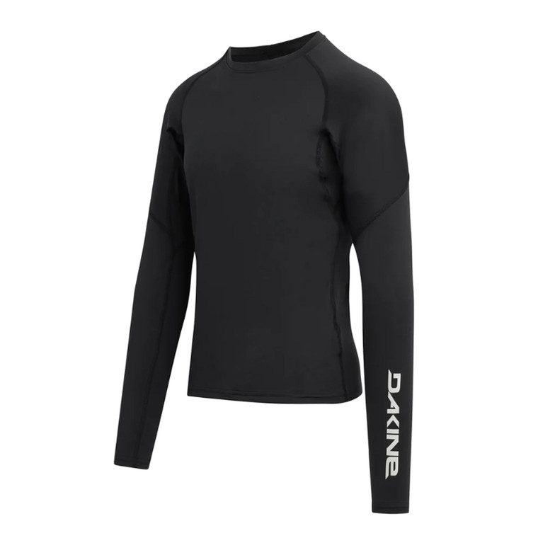 Dakine HD Snug Fit Long Sleeve Rashguard Crew Black