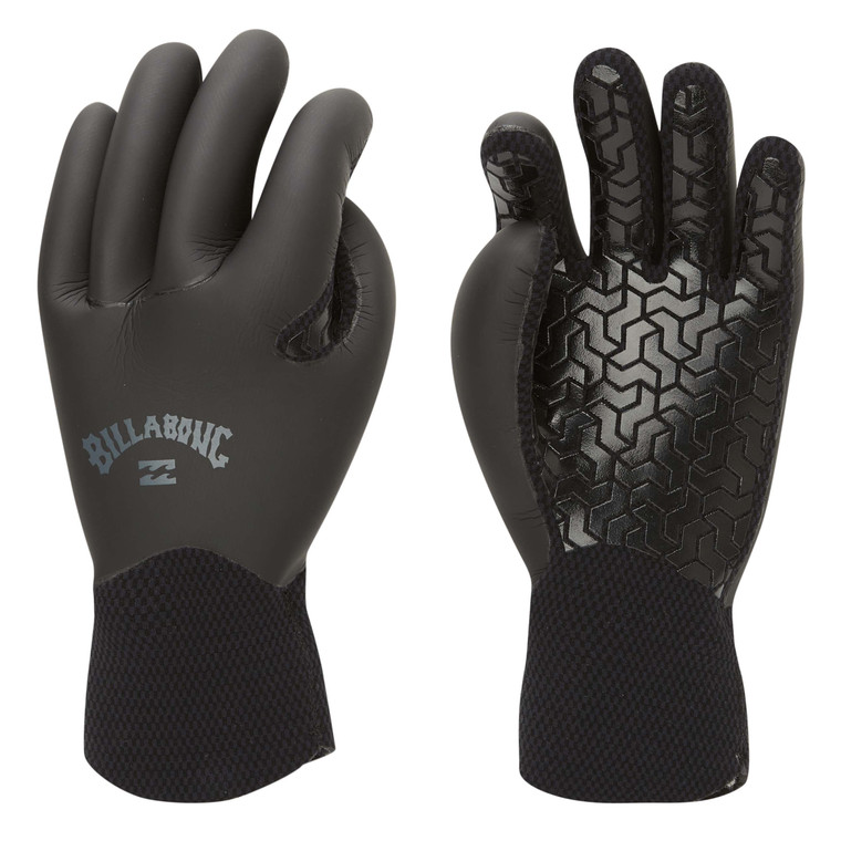 Billabong Mens 3mm Furnace Wetsuit Glove Black