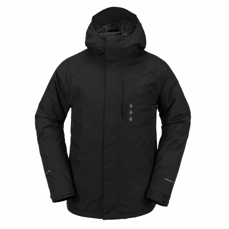 Volcom Mens Ins Gore-Tex DUA Ski Snow Jacket Black