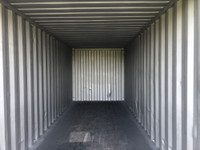 Shipping containers painted with ClimoPlate Aluminum Silver