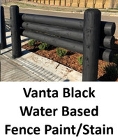 Biosymph Ltd - Water Based Fence Paint - Vanta Black