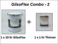 GilsoFlex Roof Sealer and Paint + Spraying Thinner - Combo 2