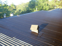 Roof GilsoFlex painted over with ClimoPlate Top Coat