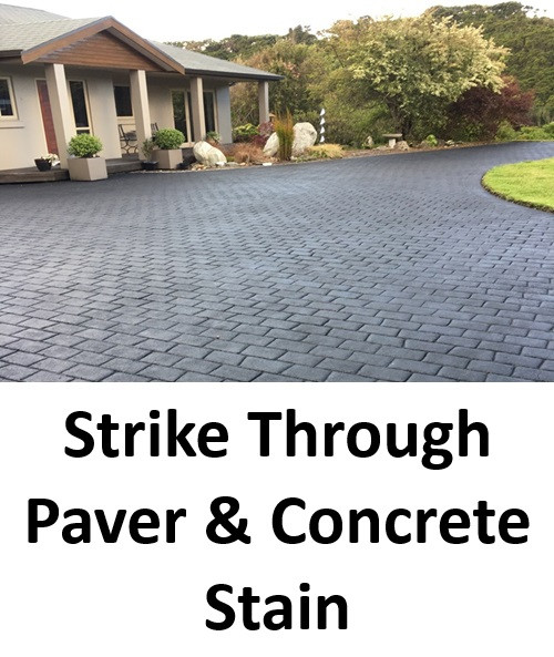 biosymph - Paver Strike Through concrete and paver stain