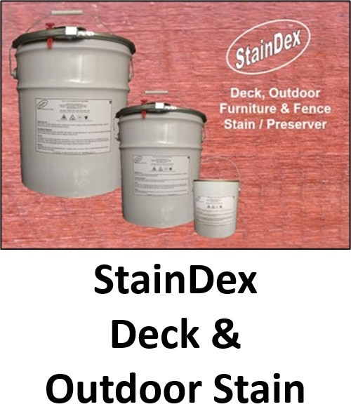 StainDex, deck, outdoor furniture, fence stain & preserver