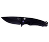 Smooth Criminal S35VN PVD Blade, Black Handles, Violet HW PVD Clip