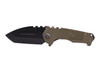 Medford Scout M/P D2 PVD Tanto Blade, OD Green G10 Handles, Flm HW/Clip, PVD Breaker