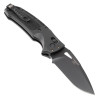 Hogue SIG K320 Nitron Manual Folder: 3.5" Drop Point Blade - Black Cerakote Finish, Black Polymer Frame