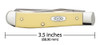 Case Knives 00029 Mini Trapper Yellow Synthetic CS Mini Trapper