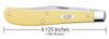 Case Knives 00031 Slimline Trapper Yellow Synthetic CS Slimline Trapper