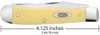 Case Knives 00161 Trapper Yellow Synthetic CS Trapper