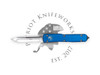 Microtech 121-4BL Ultratech S/E Blue Satin Standard