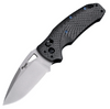 Hogue SIG K320 Manual Folder (Collector Series): 3.5" Drop Point Blade - Tumbled Finish, Black Carbon Fiber Frame