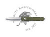 Microtech 122-4OD Ultratech D/E OD Green Satin Standard