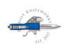 Microtech 232-10BL UTX-85 D/E Blue Stonewash Standard