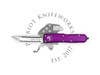 Microtech 233-12VI UTX-85 T/E Violet Stonewash Full Serrated