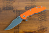 Hinderer Knives XM-18 3.5″ Bowie-S45VN-Stonewash-Orange G10