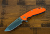 Hinderer Knives XM-24 Spanto-S45VN-Stonewash Blue-Orange G10