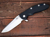 HINDERER XM-18 3.5″ Spanto-Stonewash Blue-Black G10