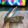 HINDERER XM-18 3.5″ Spanto-S45VN-Stonewash Bronze-Orange G10