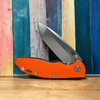 HINDERER XM-18 3.5″ Spanto-S45VN-Stonewash Bronze-Orange G10