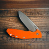 HINDERER XM-24 4.0" S45VN SPEARPOINT TRI-WAY WORKING FINISH ORANGE G10