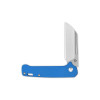 QSP Penguin Slip Joint 14C28N Blade Satin, Blue G10 Handle